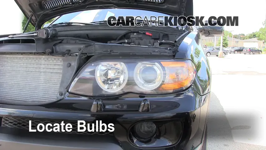 2006 BMW X5 4.4i 4.4L V8 Lights Turn Signal - Front (replace bulb)
